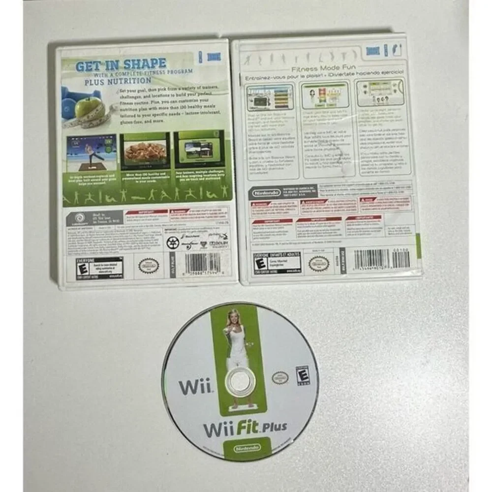 Lot Of 3 Games My Fitness Coach 2, Wii Fit  And Wii Fit Plus (Nintendo Wii, 2008